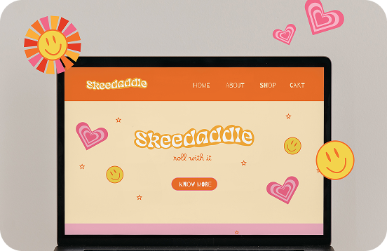 Skeedaddle Co. mockup